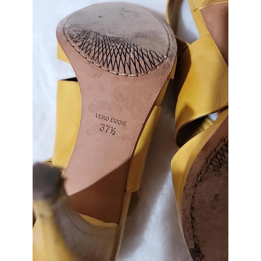 MODERN VINTAGE Open Toe Stilettos Heels Women's Denise Apricot Shoes 37.5/7.5 - Picture 8 of 16